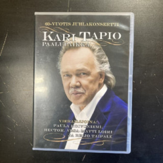 Kari Tapio - Paalupaikka (60-vuotis juhlakonsertti) DVD (VG+/M-) -iskelmä-