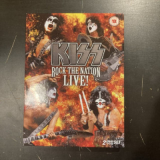 Kiss - Rock The Nation Live! 2DVD (VG+-M-/M-) -hard rock-