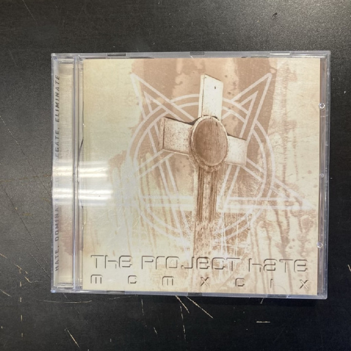 Project Hate MCMXCIX - Hate, Dominate, Congregate, Eliminate CD (M-/M-) -industrial death metal-