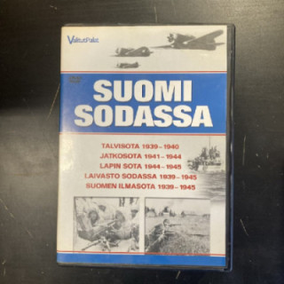 Suomi sodassa DVD (VG+/M-) -dokumentti-