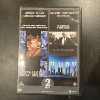 Bugsy Malone / Rudy Giulianin tarina DVD (VG+/M-) -draama/komedia-