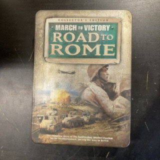 March To Victory - Road To Rome 5DVD (VG+-M-/VG+) -dokumentti-