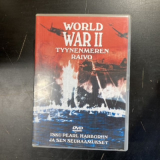 World War II - Tyynenmeren raivo DVD (VG/M-) -dokumentti-