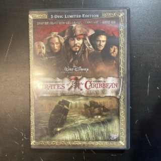 Pirates Of The Caribbean - Maailman laidalla (limited edition) 2DVD (M-/M-) -seikkailu-