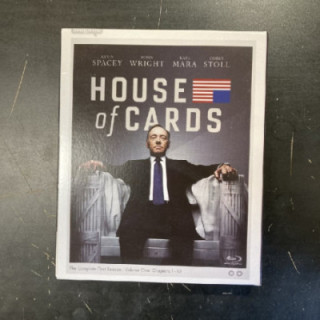 House Of Cards - Kausi 1 Blu-ray (VG+/VG+) -tv-sarja-