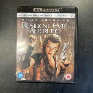 Resident Evil - Afterlife 4K Ultra HD+Blu-ray (M-/M-) -toiminta/sci-fi-