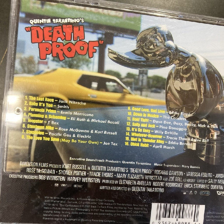 Quentin Tarantino's Death Proof - The Soundtrack CD (VG/M-) -soundtrack-