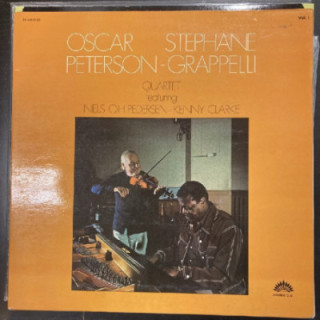 Oscar Peterson & Stephane Grappelli Quartet - Vol.1 LP (VG+-M-/VG+) -jazz-