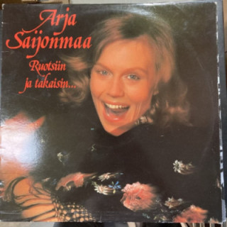 Arja Saijonmaa - Ruotsiin ja takaisin... LP (VG+/VG+) -iskelmä-