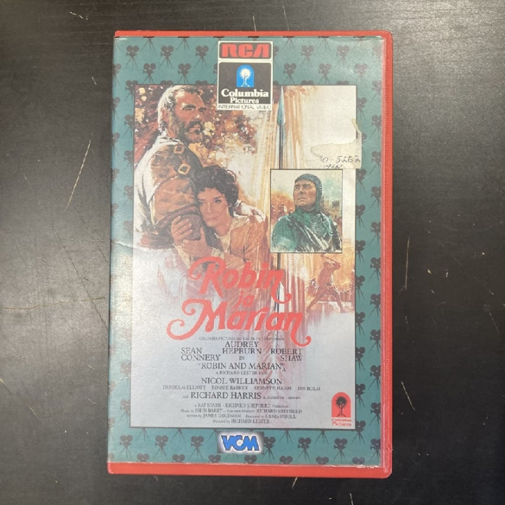 Robin ja Marian VHS (VG+/VG+) -seikkailu/draama-