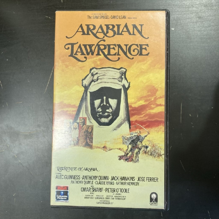 Arabian Lawrence VHS (VG+/M-) -seikkailu/draama-