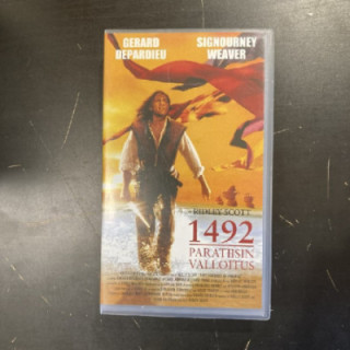 1492 - paratiisin valloitus VHS (VG+/M-) -seikkailu/draama-