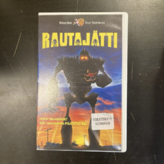 Rautajätti VHS (VG+/M-) -animaatio-