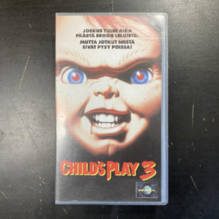 Child's Play 3 VHS (VG+/M-) -kauhu-