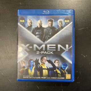 X-Men - Days Of Future Past / X-Men - First Class Blu-ray (M-/M-) -toiminta/sci-fi-