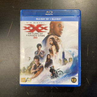 XXX - Return Of Xander Cage Blu-ray 3D+Blu-ray (M-/M-) -toiminta-