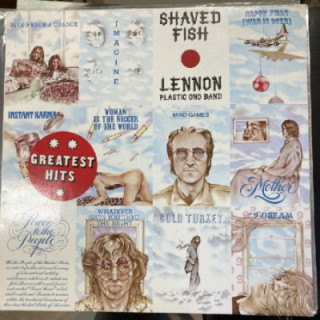 John Lennon & The Plastic Ono Band - Shaved Fish LP (VG+/M-) -pop rock-