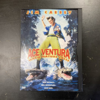 Ace Ventura - Luonto kutsuu DVD (VG/VG+) -komedia-