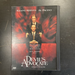 Paholaisen asianajaja DVD (VG+/VG+) -jännitys-