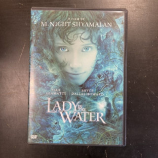 Lady In The Water DVD (VG+/M-) -jännitys/fantasia-