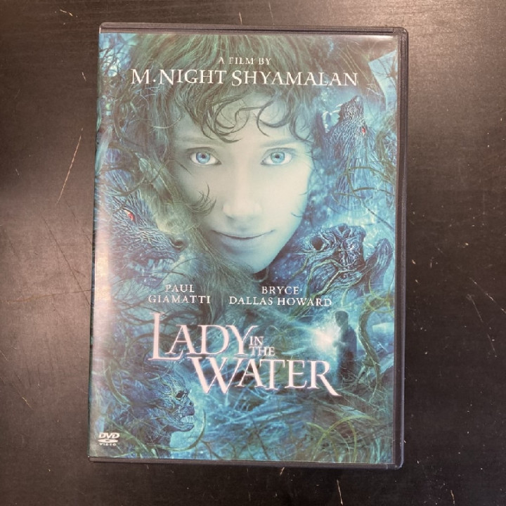 Lady In The Water DVD (VG+/M-) -jännitys/fantasia-