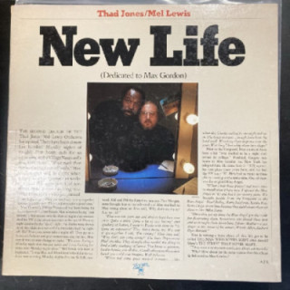 Thad Jones / Mel Lewis - New Life (Dedicated To Max Gordon) LP (VG+/VG+) -jazz-