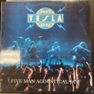 Tesla - Five Man Acoustic Jam (EU/1990) 2LP (VG+/VG+) -hard rock-