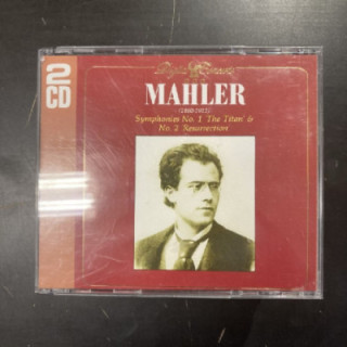 Mahler - Symphonies No.1 & No.2 2CD (VG+-M-/M-) -klassinen-
