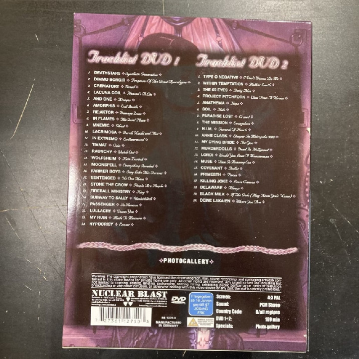 Beauty In Darkness Vol.7 2DVD (VG+-M-/M-) -rock/metal-