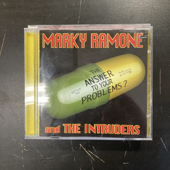 Marky Ramone And The Intruders - The Answer To Your Problems? CD (VG+/M-) -punk rock-