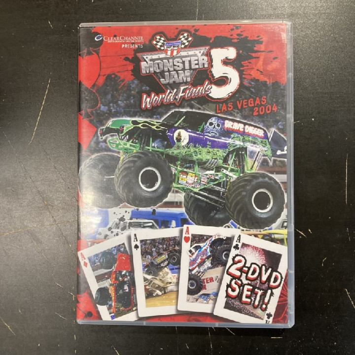 Monster Jam - World Finals 5 2DVD (VG+/M-) -autourheilu- (R1 NTSC/ei suomenkielistä tekstitystä)