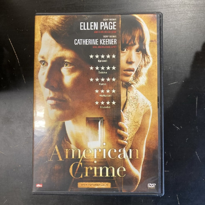 American Crime DVD (VG+/M-) -draama-