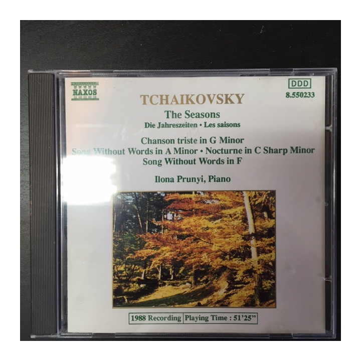 Ilona Prunyi - Tchaikovsky: The Seasons CD (M-/M-) -klassinen-