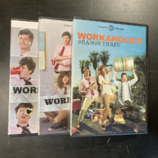 Workaholics - Seasons 1-3 7DVD (VG/M-) -tv-sarja- (R1 NTSC/ei suomenkielistä tekstitystä)