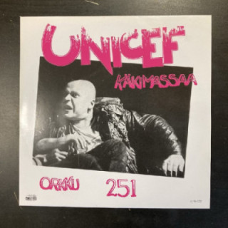 Unicef - Käkimassaa (FIN/2009) 7'' (VG+/VG+) -punk rock-