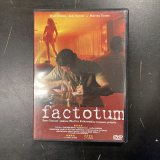 Factotum DVD (M-/M-) -draama/komedia-
