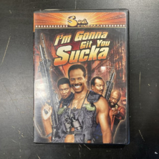 I'm Gonna Git You Sucka DVD (VG/M-) -toiminta/komedia- (R1 NTSC/ei suomenkielistä tekstitystä)