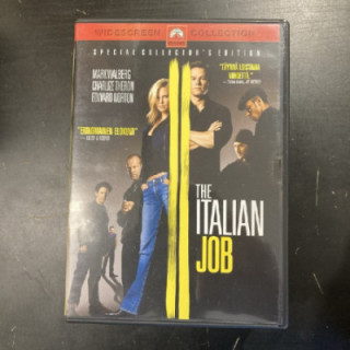 Italian Job (collector's edition) DVD (M-/M-) -toiminta-