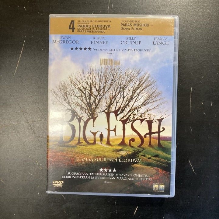 Big Fish DVD (VG+/M-) -seikkailu-