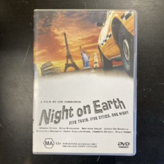 Night On Earth DVD (VG+/M-) -komedia/draama- (R4 PAL/ei suomenkielistä tekstitystä)