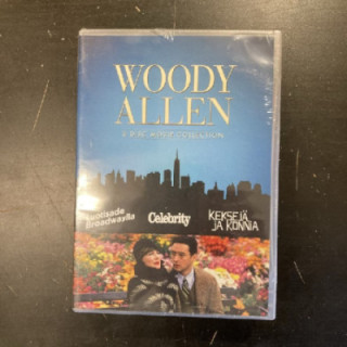 Woody Allen - 3 Disc Movie Collection (Luotisade Broadwaylla / Celebrity / Keksejä ja konnia) 3DVD (avaamaton) -komedia/draama-