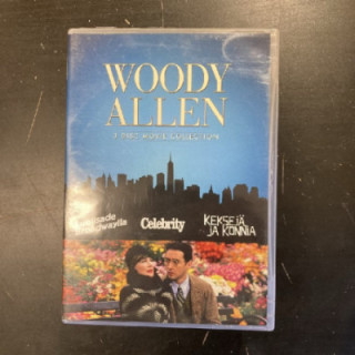 Woody Allen - 3 Disc Movie Collection (Luotisade Broadwaylla / Celebrity / Keksejä ja konnia) 3DVD (M-/M-) -komedia/draama-