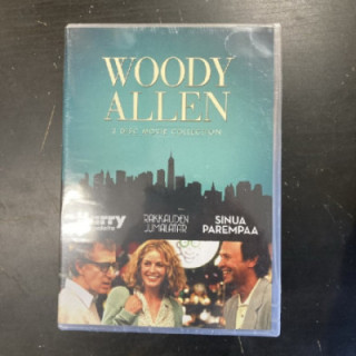 Woody Allen - 3 Disc Movie Collection (Harry pala... / Rakkauden jumalatar / Sinua parempaa) 3DVD (avaamaton) -komedia/draama-