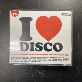 V/A - I Love Disco 3CD (VG/VG+)