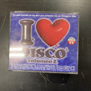 V/A - I Love Disco Volumen 2 3CD (VG-VG+/VG+)