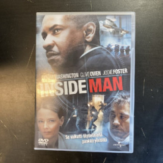 Inside Man DVD (VG+/M-) -toiminta/jännitys-