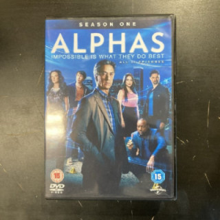 Alphas - Season 1 3DVD (VG-M-/M-) -tv-sarja- (ei suomenkielistä tekstitystä)