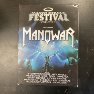 Magic Circle Festival Volume I Featuring Manowar 2DVD (VG+-M-/VG+) -heavy metal-