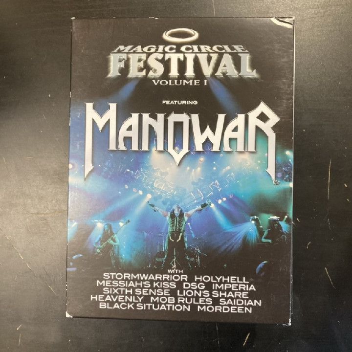 Magic Circle Festival Volume I Featuring Manowar 2DVD (VG+-M-/VG+) -heavy metal-