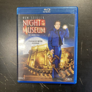 Night At The Museum - Yö museossa Blu-ray (M-/M-) -seikkailu/komedia-